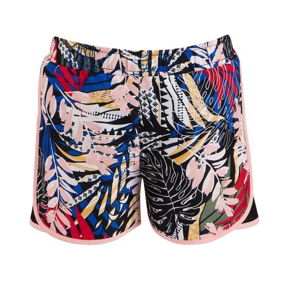 Ideology 2T Pink Floral Leaf Active Shorts NWT N79 - Picture 1 of 3